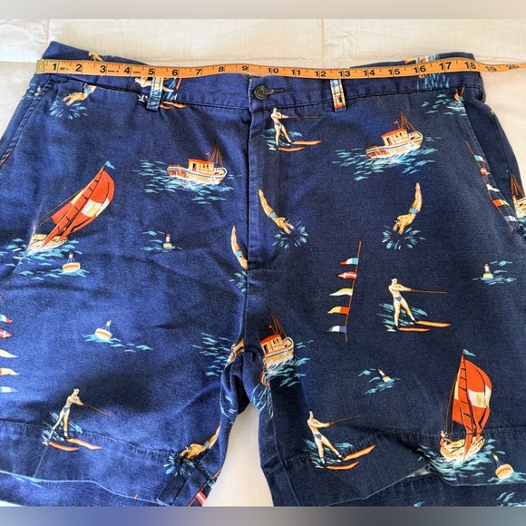 Ralph Lauren Polo Vintage 90’s water sports cotton short preppy classic 32 waist - Picture 11 of 11